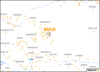 map of Borje