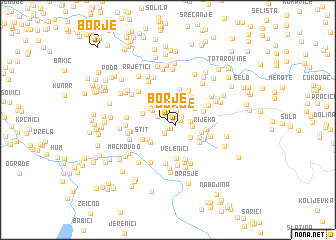 map of Borje