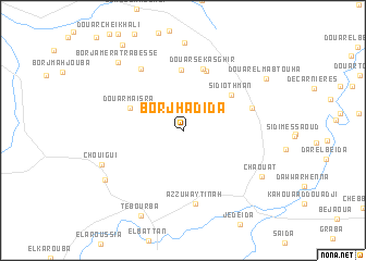 map of Borj Hadida