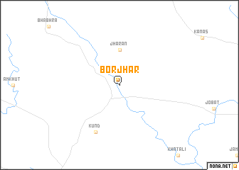 map of Borjhar