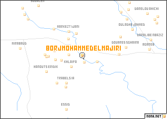 map of Borj Mohammed el Majiri