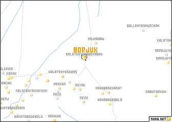 map of Borjūk