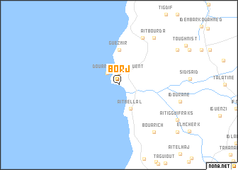 map of Borj