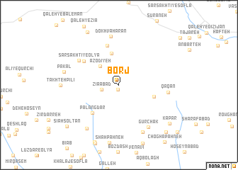 map of Borj