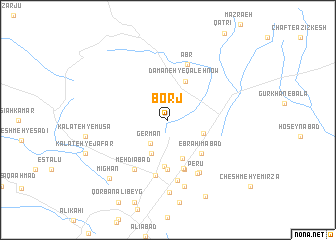 map of Borj