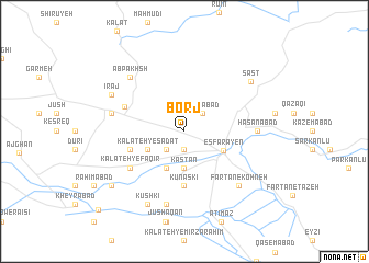 map of Borj