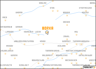 map of Borka