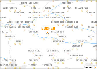 map of Borken