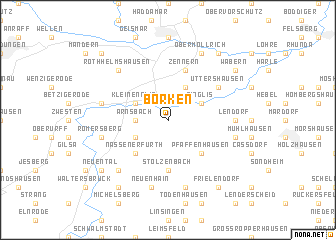 map of Borken