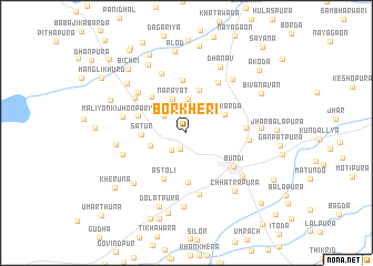 map of Borkheri