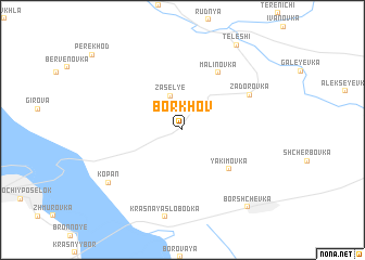 map of Borkhov