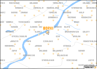 map of Borki