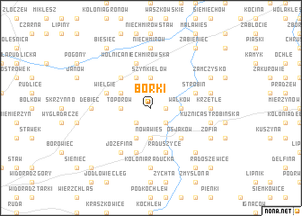 map of Borki