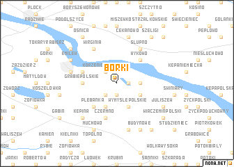 map of Borki