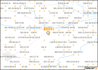 map of Borki
