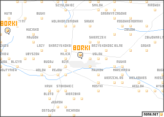 map of Borki