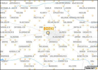 map of Borki