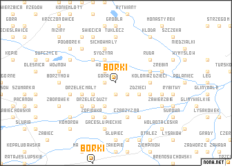 map of Borki