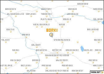 map of Borki