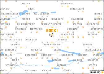 map of Borki