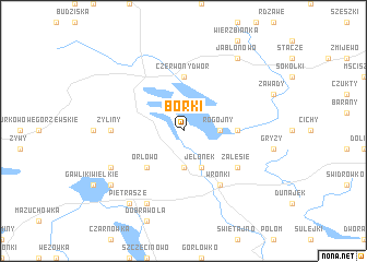 map of Borki