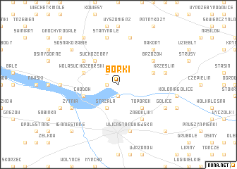 map of Borki