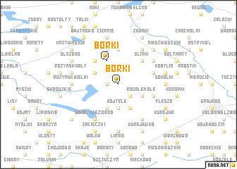 map of Borki