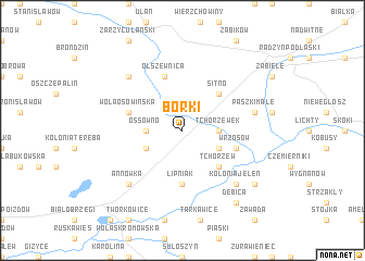 map of Borki