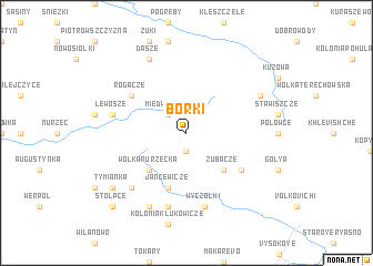 map of Borki