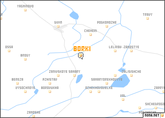 map of Borki