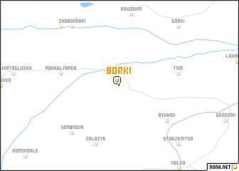 map of Borki