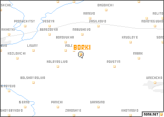 map of Borki