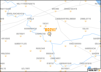 map of Borki