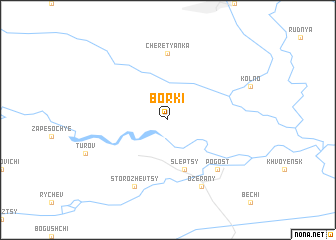 map of Borki