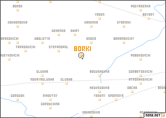 map of Borki