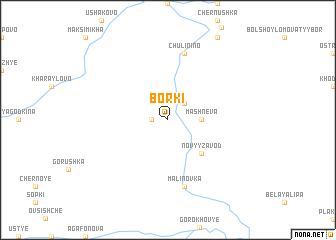 map of Borki