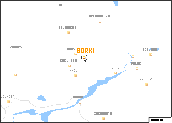 map of Borki