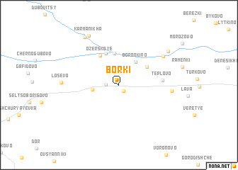 map of Borki