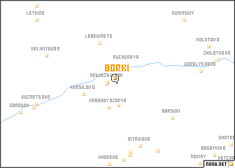 map of Borki