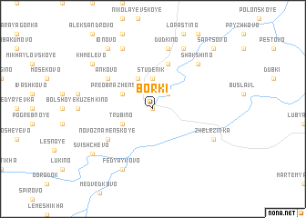 map of Borki