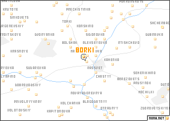 map of Borki