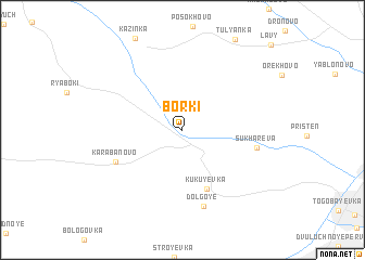 map of Borki