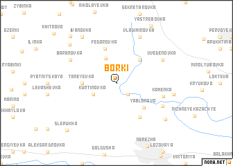 map of Borki