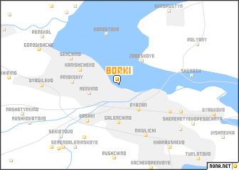 map of Borki