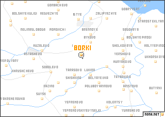 map of Borki