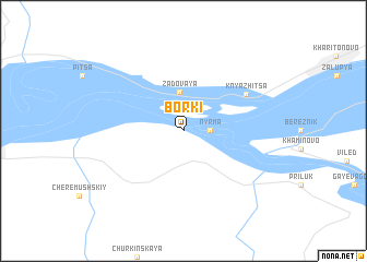 map of Borki