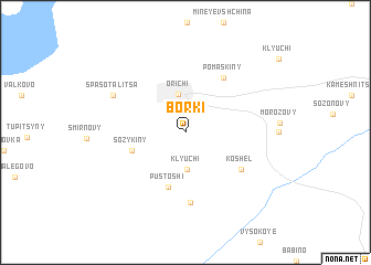 map of Borki