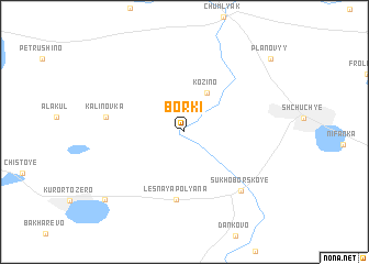 map of Borki