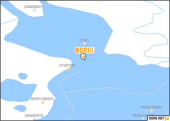 map of Borki