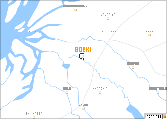 map of Borki